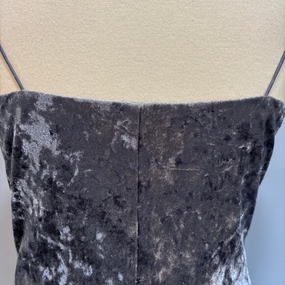 Vintage Guess crushed velvet and lace mini dress, size - Picture 8 of 9